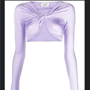 Coperni ruched crop top LIKE NEW FROM Farfetch